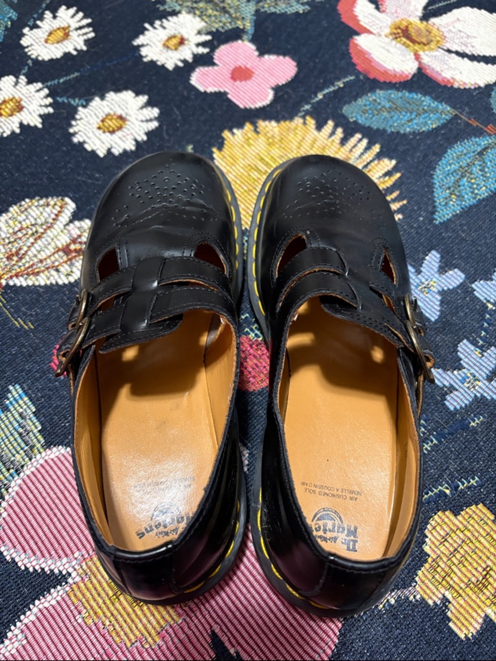 DR MARTENS DOUBLE BUCKLE MARY JANES - Picture 2 of 6